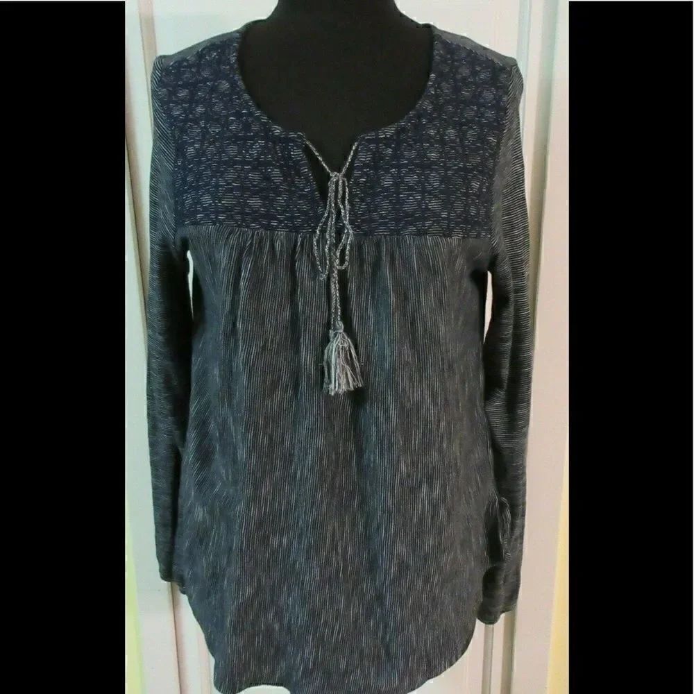 Sanctuary Poetta knit peasant top sz small